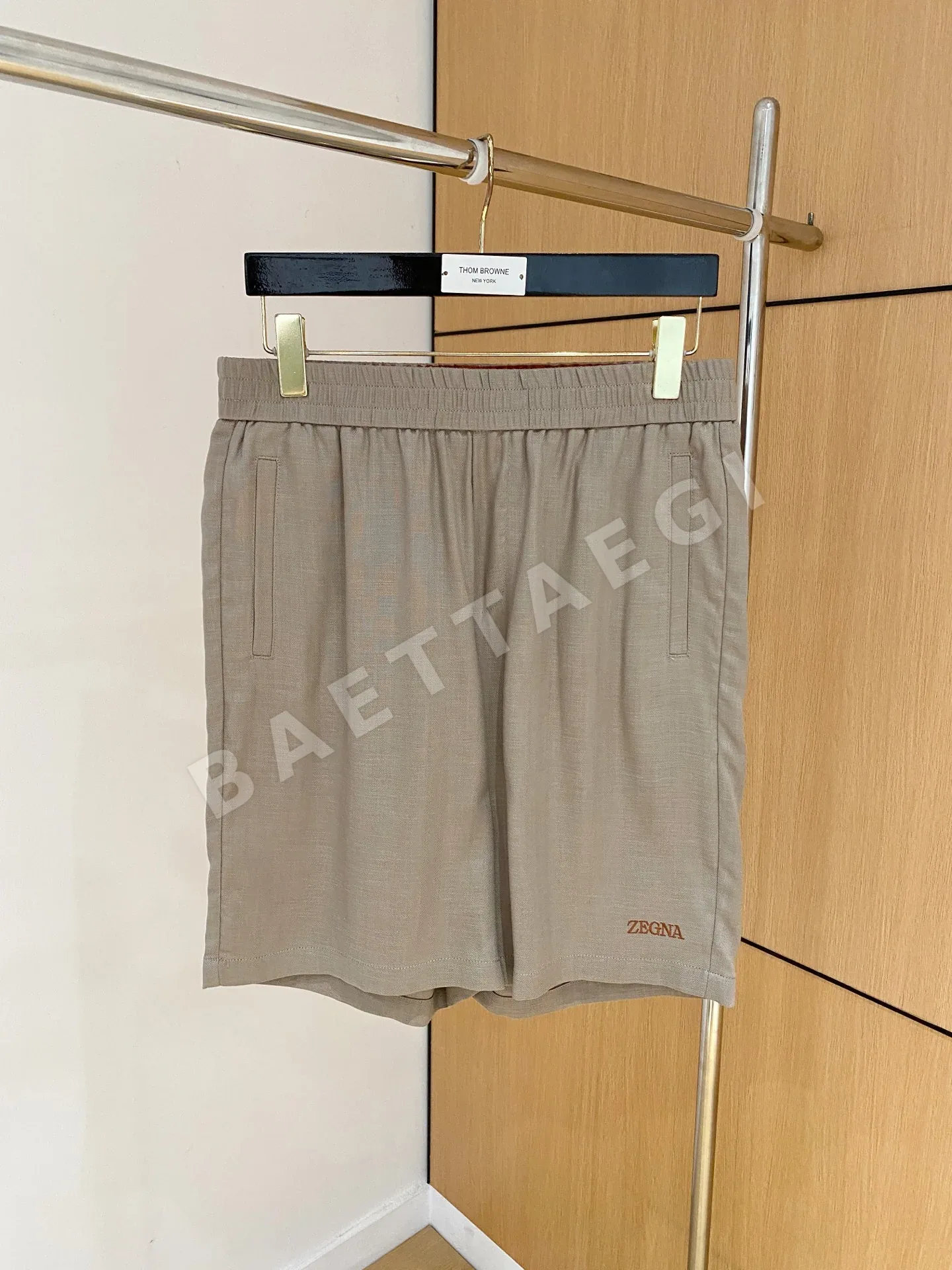 제냐 린넨 반바지 남성 바지 상세 이미지 2