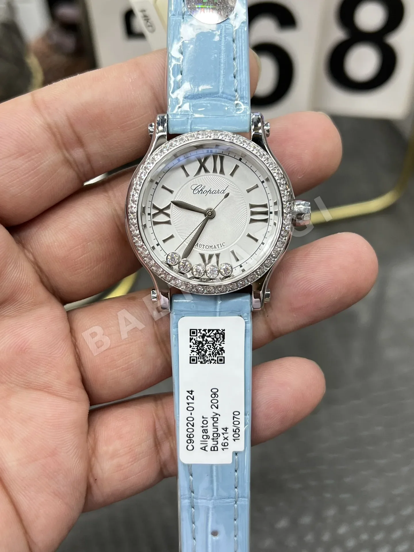 쇼파드 해피 다이아몬드 YF 공장 시걸 2892 오토매틱 여성 시계 레플리카 45065 Chopard