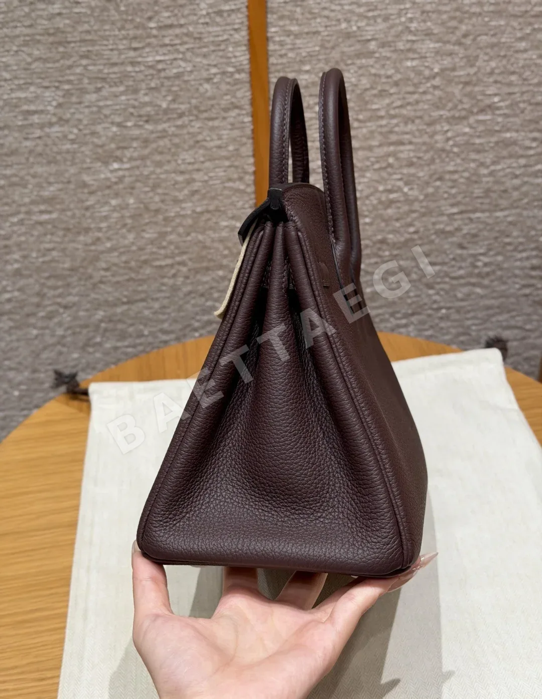 에르메스 버킨 25 토고 가죽 가방 상세 이미지 4