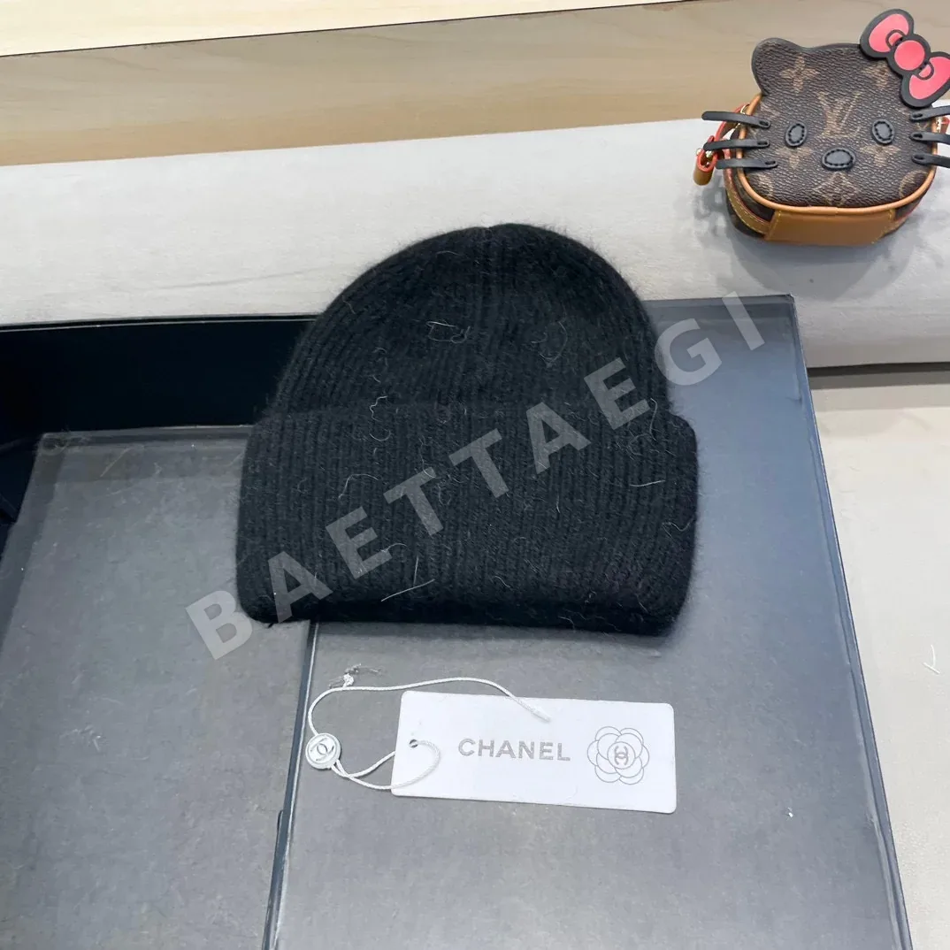 샤넬 더블 C 니트 비니 모자 상세 이미지 7