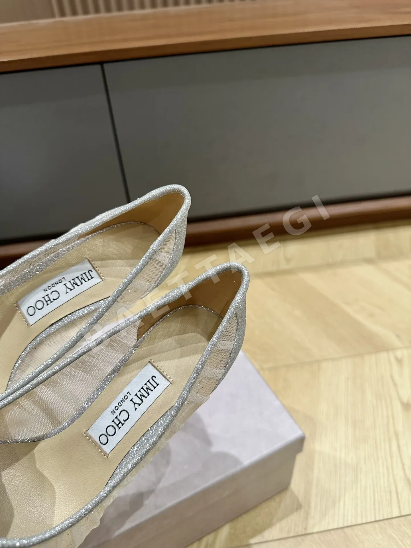 지미추 메시 양가죽 하이힐 신발 8095 상세 이미지 6