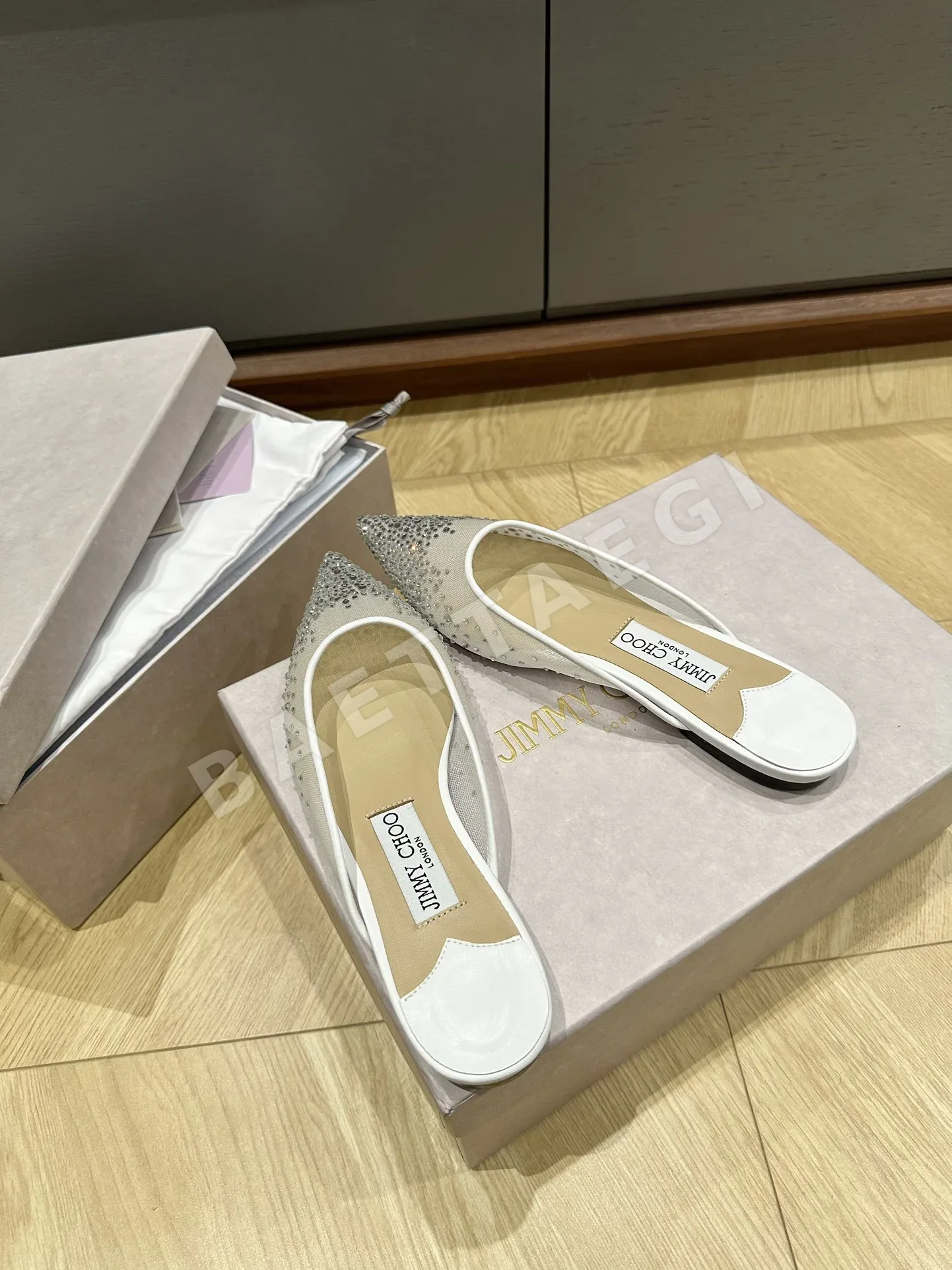 지미추 클래식 메시 하이힐 신발 8059 상세 이미지 9