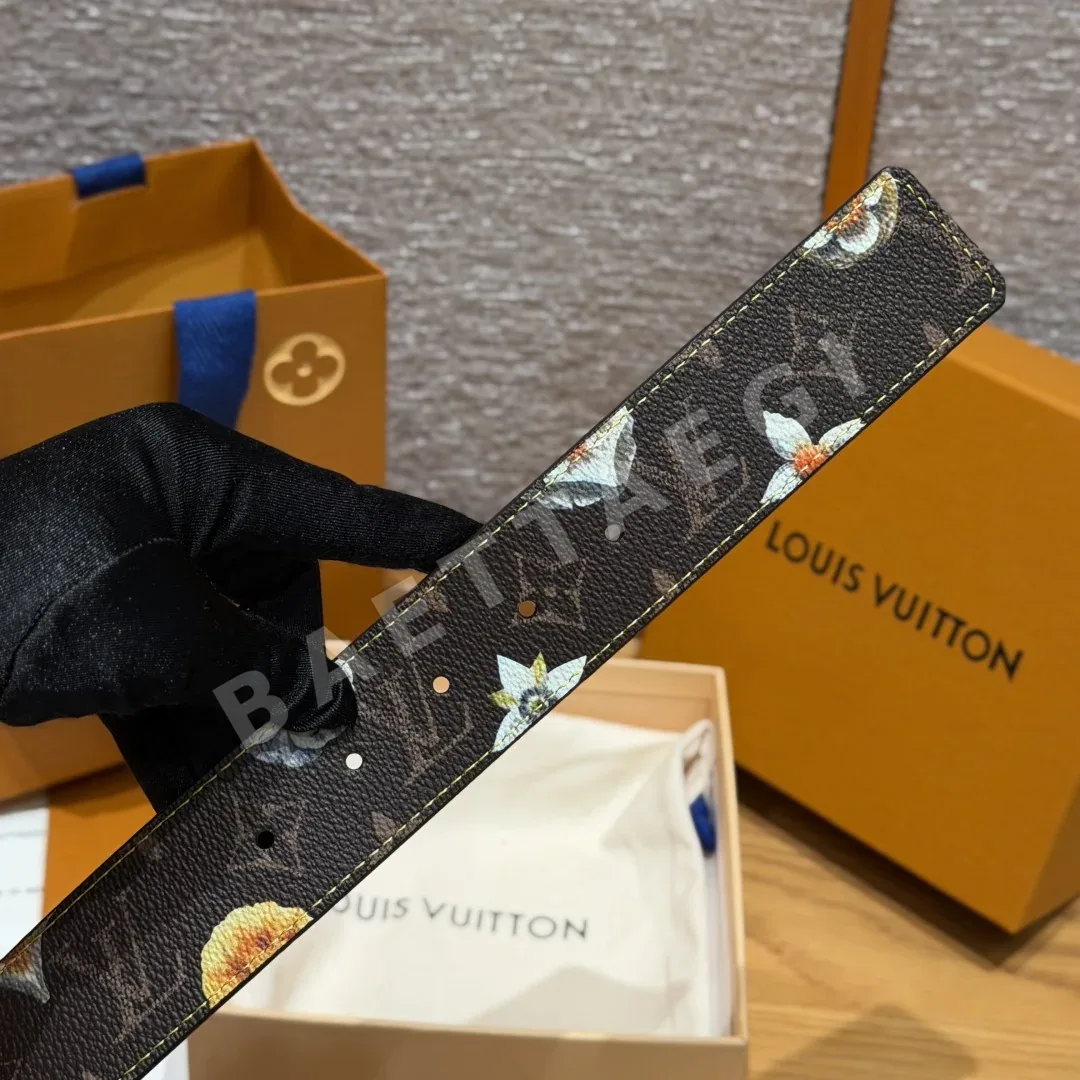 루이비통 모노그램 플라워 리버시블 벨트 상세 이미지 9