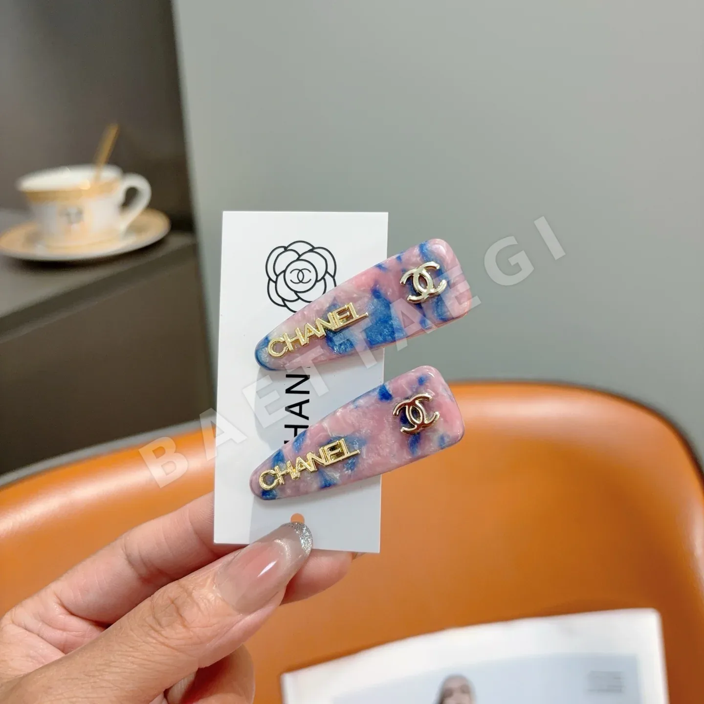 샤넬 메탈릭 BB클립 헤어악세사리 세트 상세 이미지 3