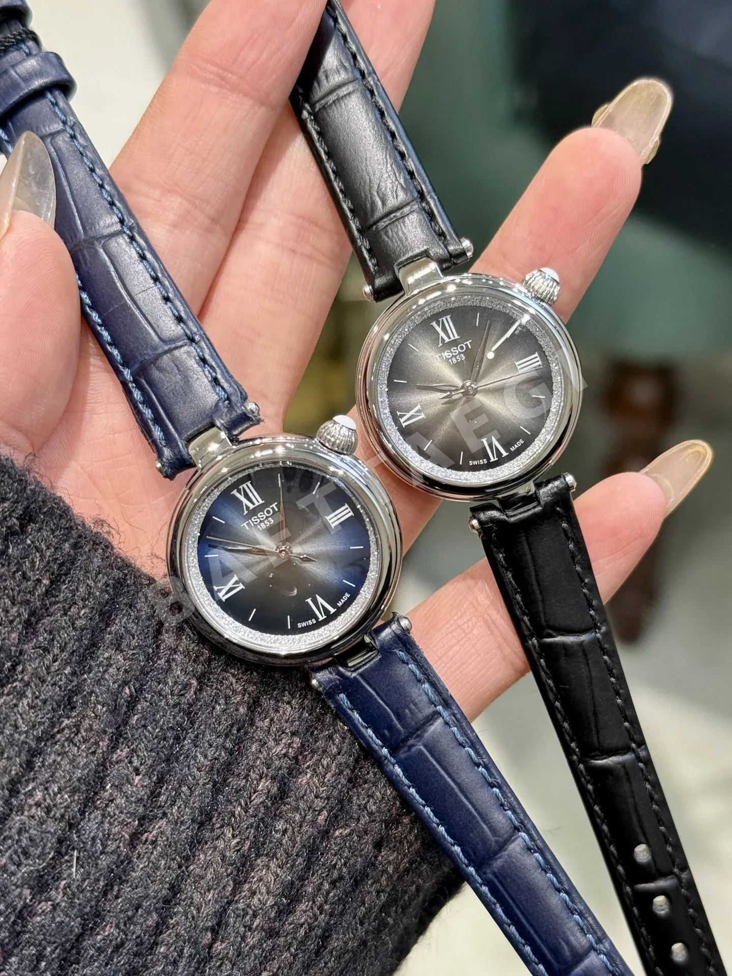 티쏘 T152 316 L 스틸 사파이어 쿼츠 여성 시계 레플리카 45553 Tissot