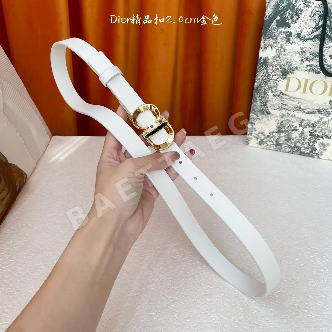 디올 CD 버클 가죽 벨트 상세 이미지 6
