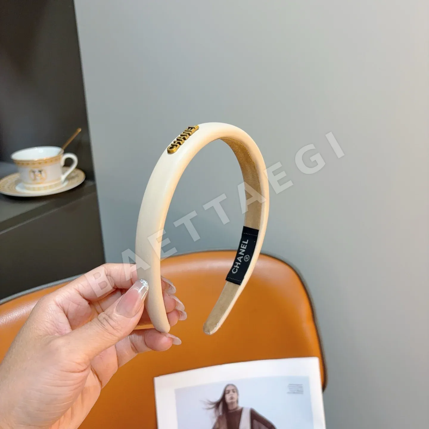 샤넬 램스킨 헤어밴드 상세 이미지 2