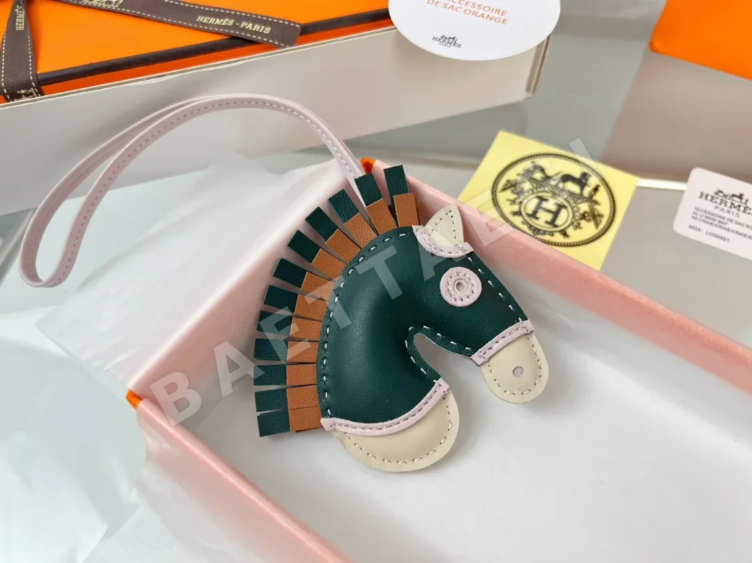 에르메스 제브라 무늬 말머리 태슬 키링 상세 이미지 6