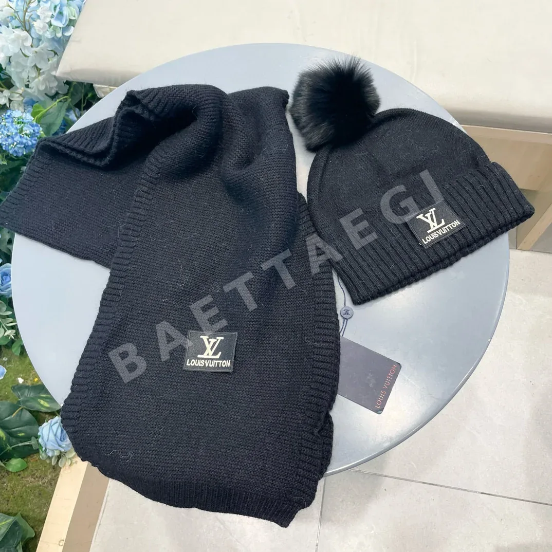 루이비통 울 세트 모자 상세 이미지 4