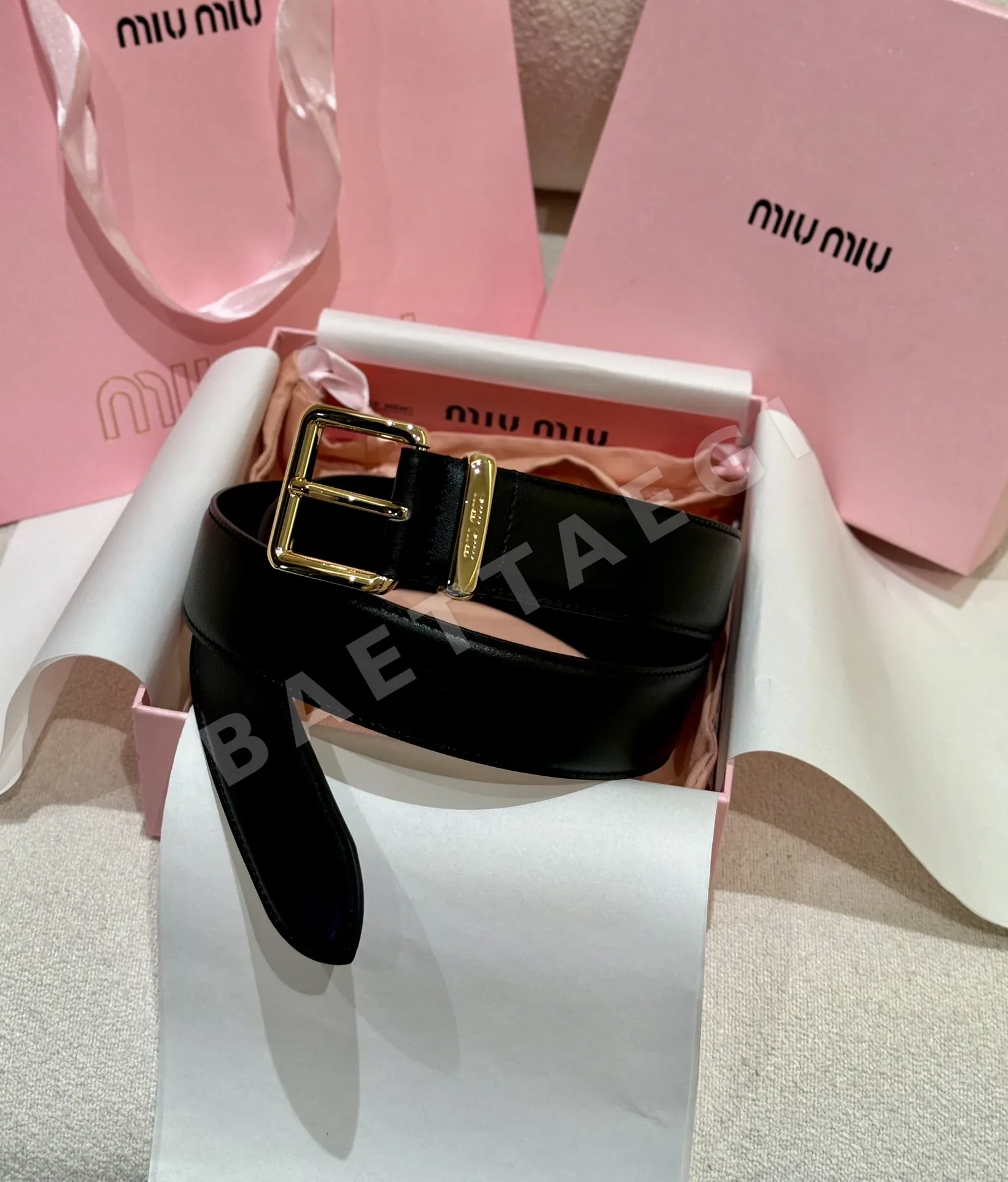 미우미우 여성용 벨트 174935