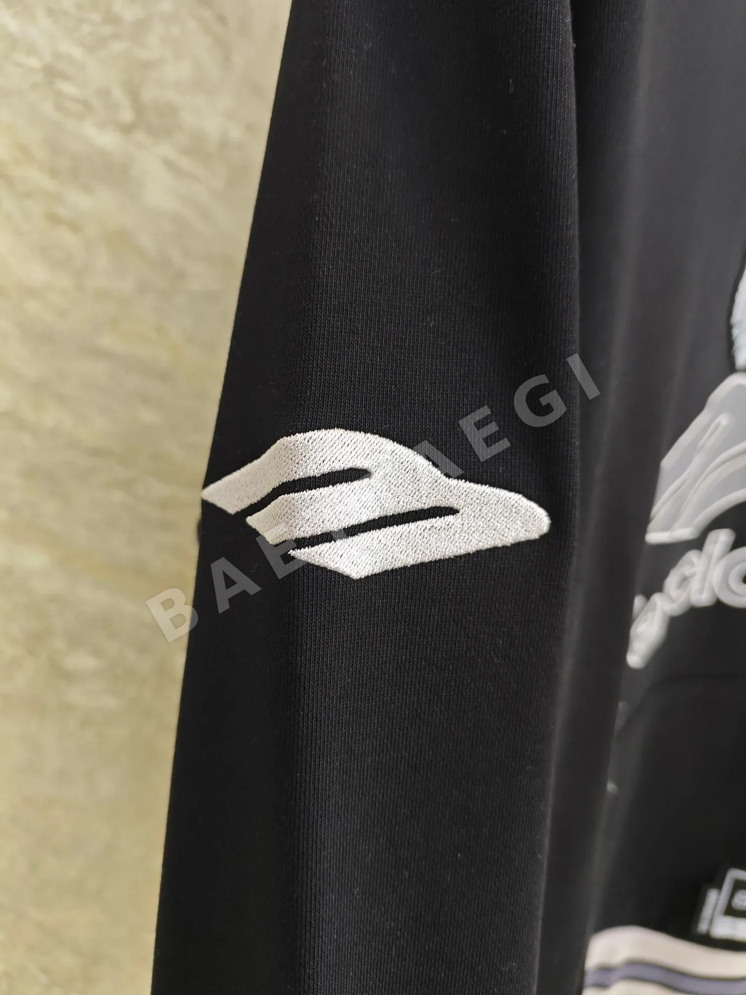 발렌시아가 자수 리브 남성 후드 레플리카 46976 Balenciaga Hoodie 상세 이미지 6