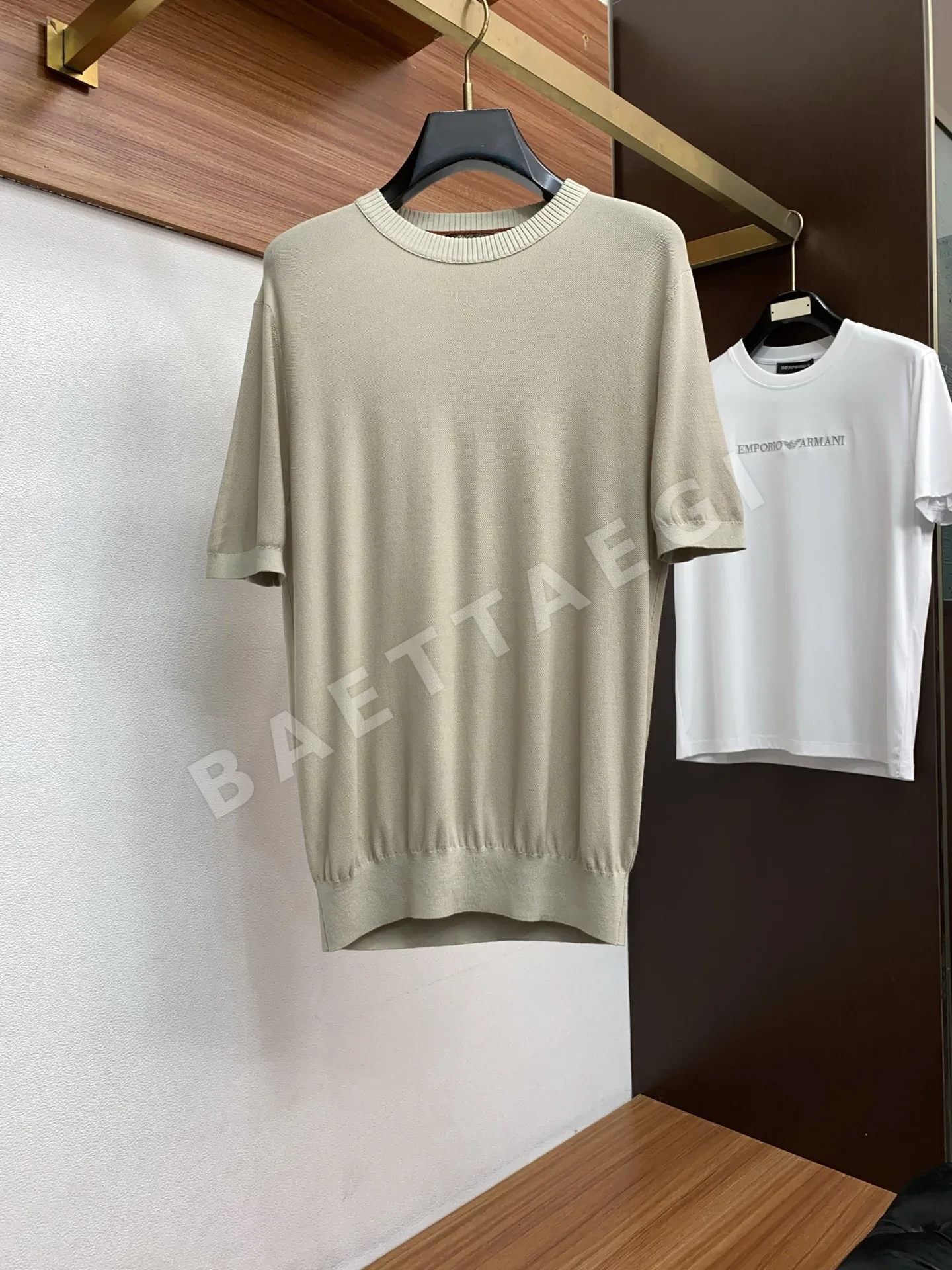 로로피아나 남성 크루넥 반팔 티셔츠 48105