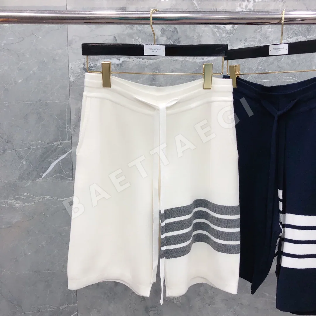 톰브라운 사선 울 쇼츠 반바지 40444 Thom Browne Shorts