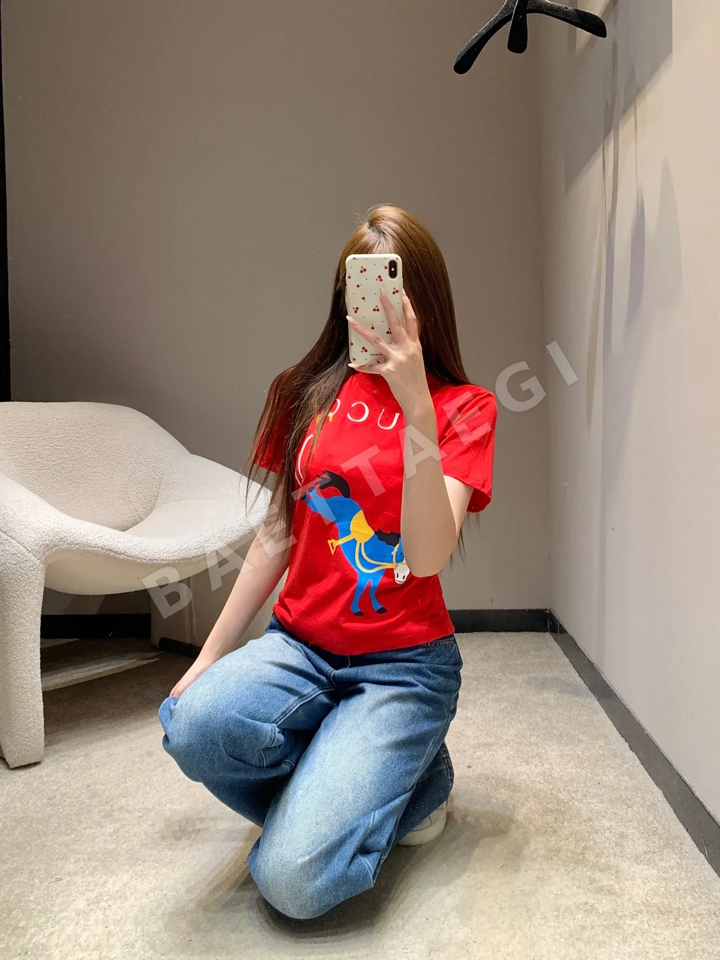 구찌 크루넥 반팔 티셔츠 상세 이미지 7