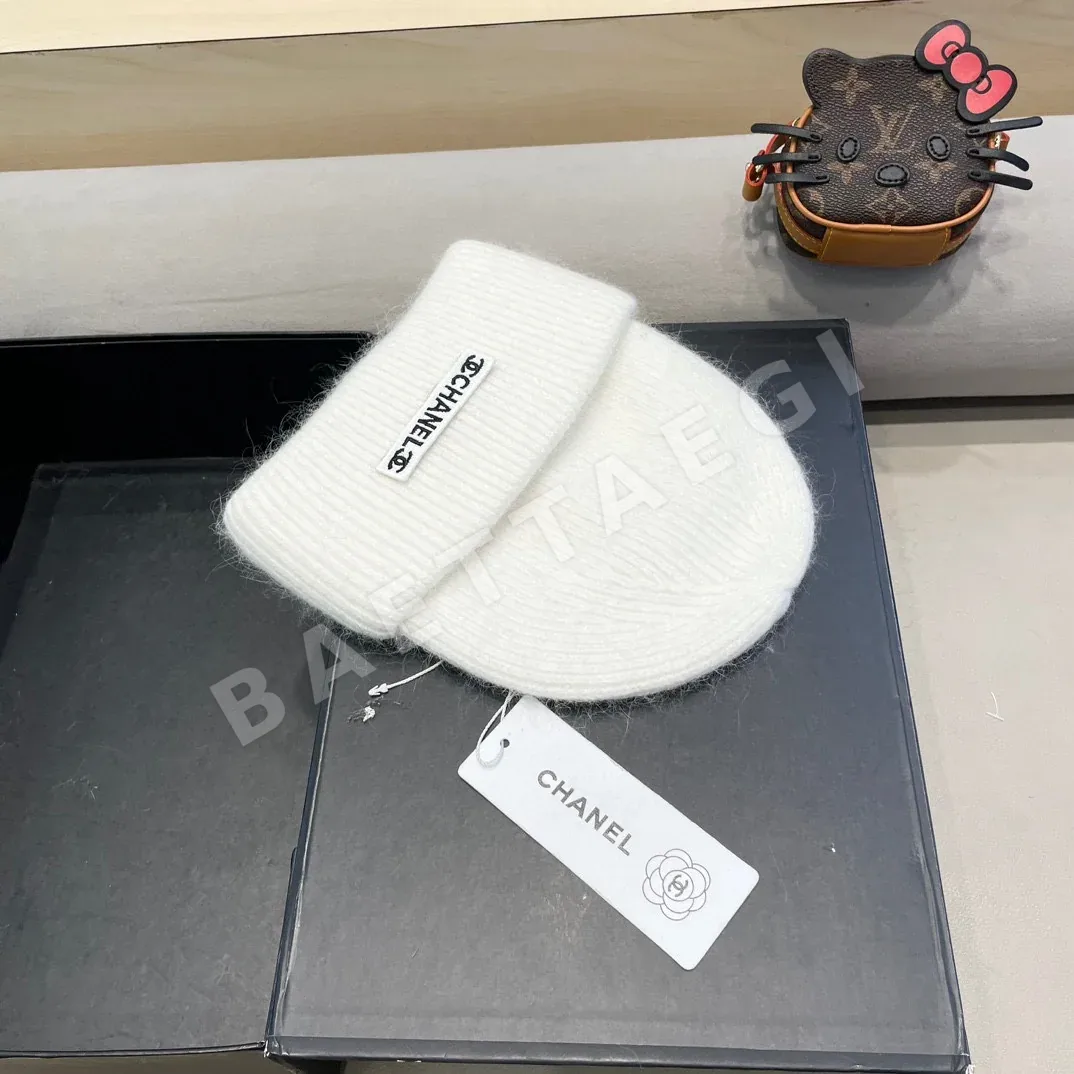 샤넬 더블 C 니트 비니 모자 상세 이미지 8