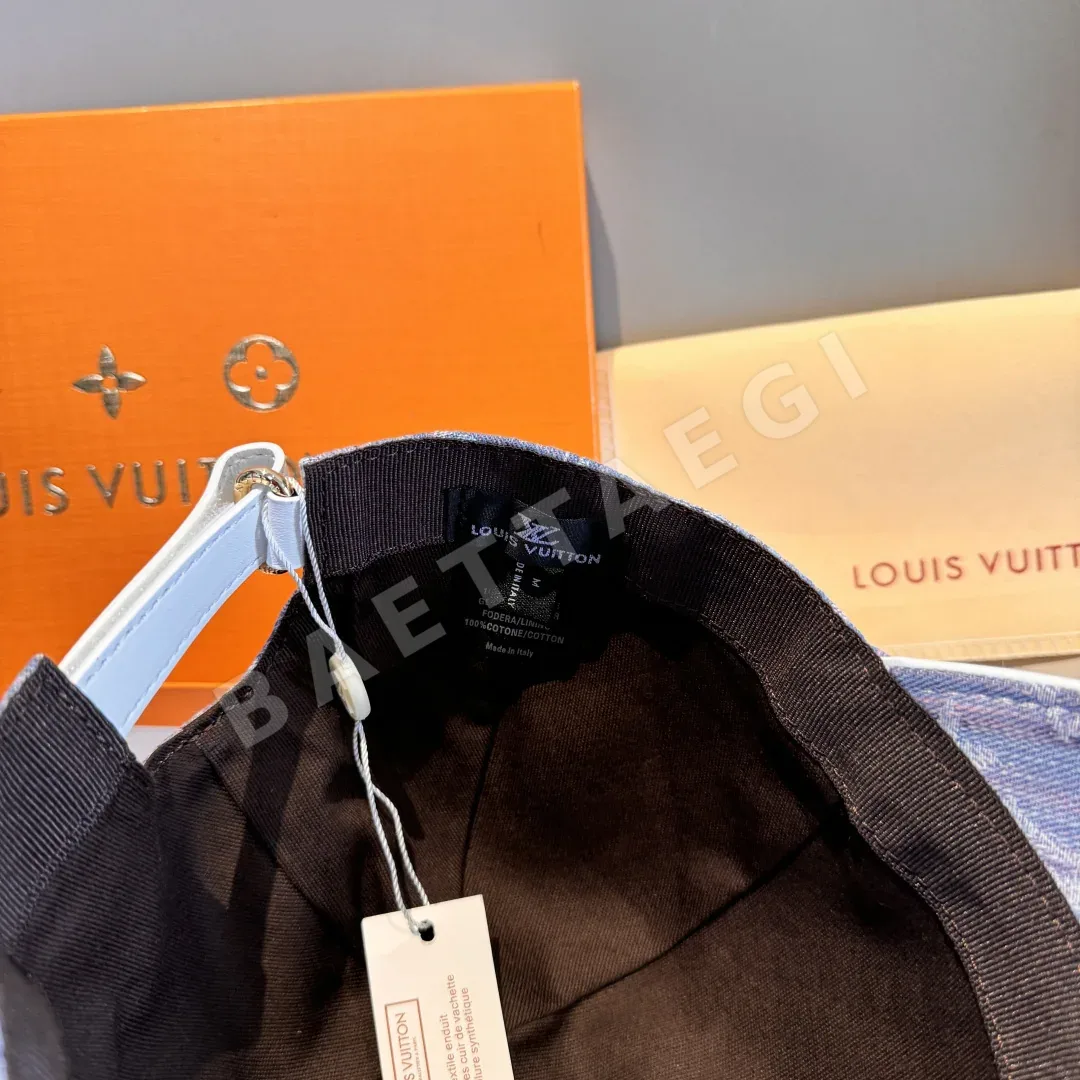 루이비통 LV 데님 자카드 조절형 베이스볼 모자 상세 이미지 7