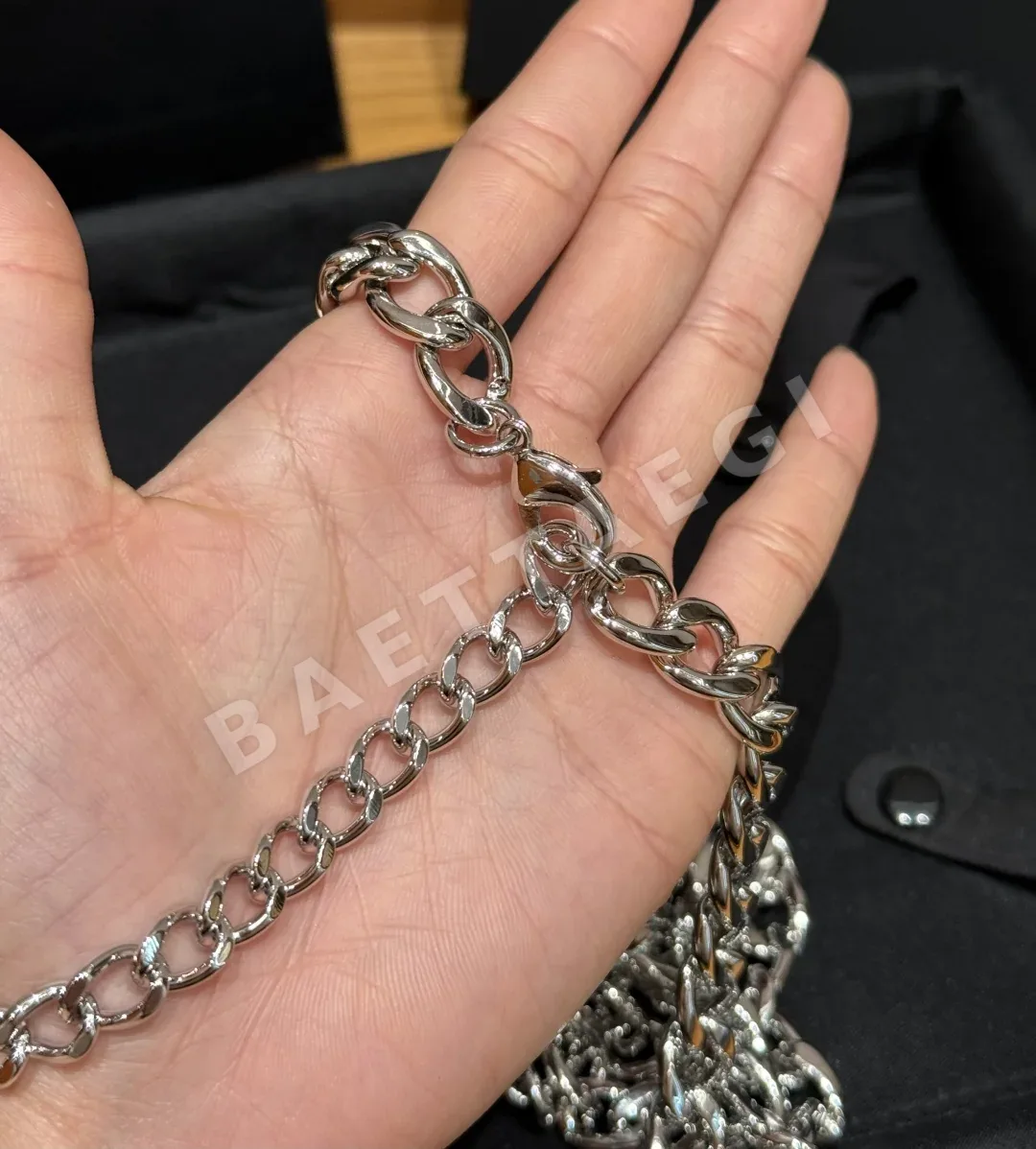 샤넬 더블 C 로고 체인 벨트 상세 이미지 6