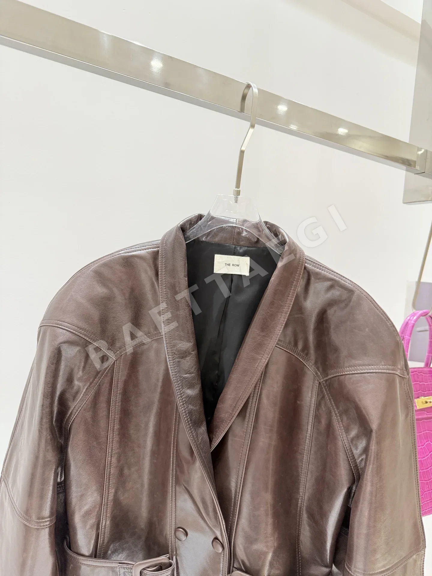 더로우 벨트 스타일 여성 자켓 상세 이미지 3