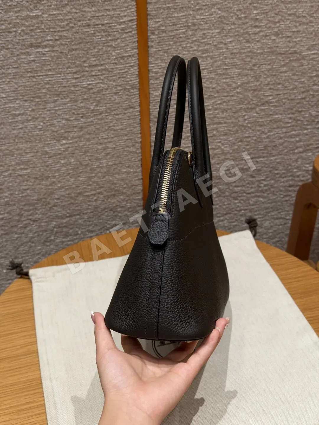 에르메스 토고 가죽 볼링백 상세 이미지 4