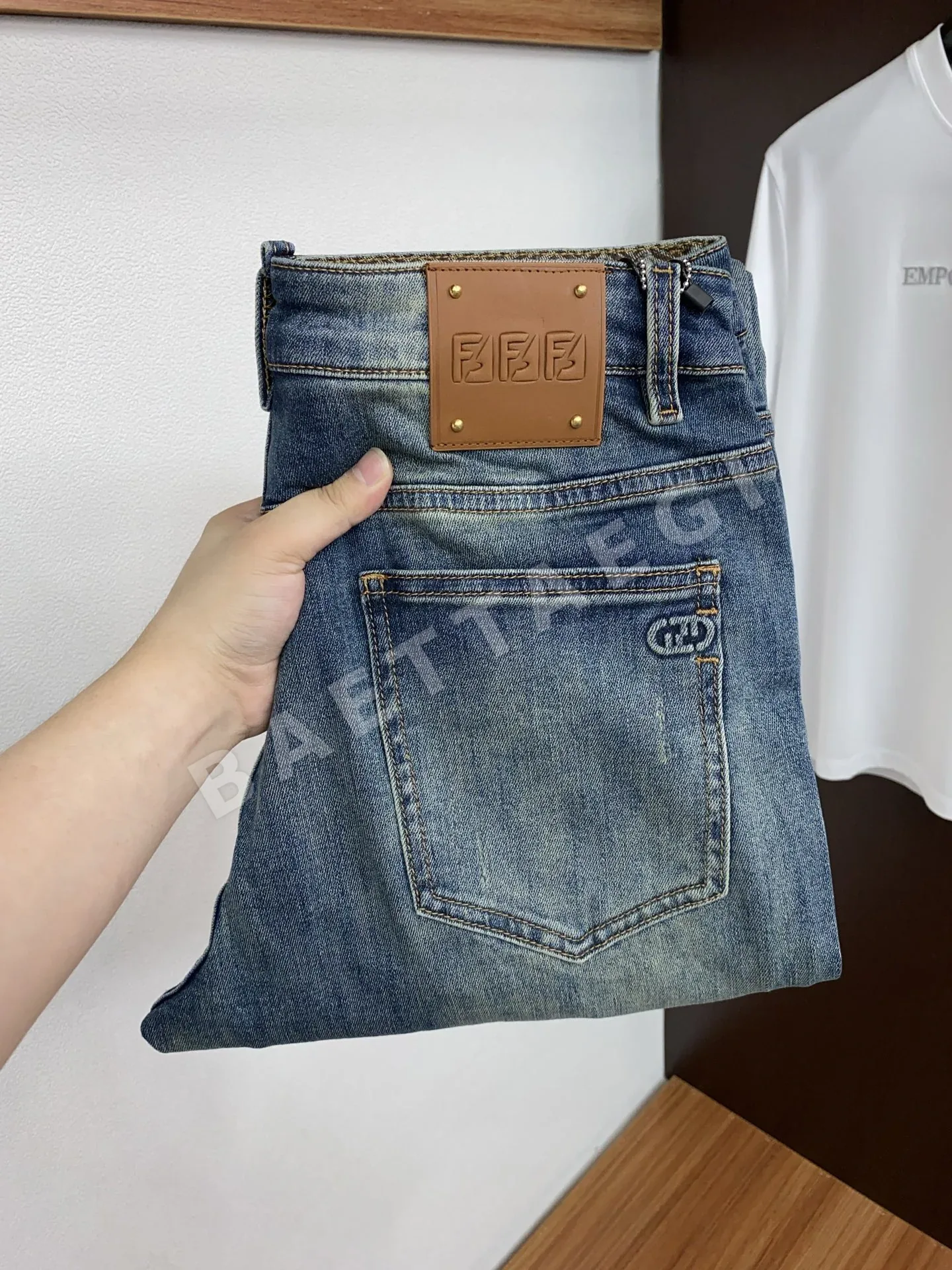 펜디 커스텀 데님 청바지 16454