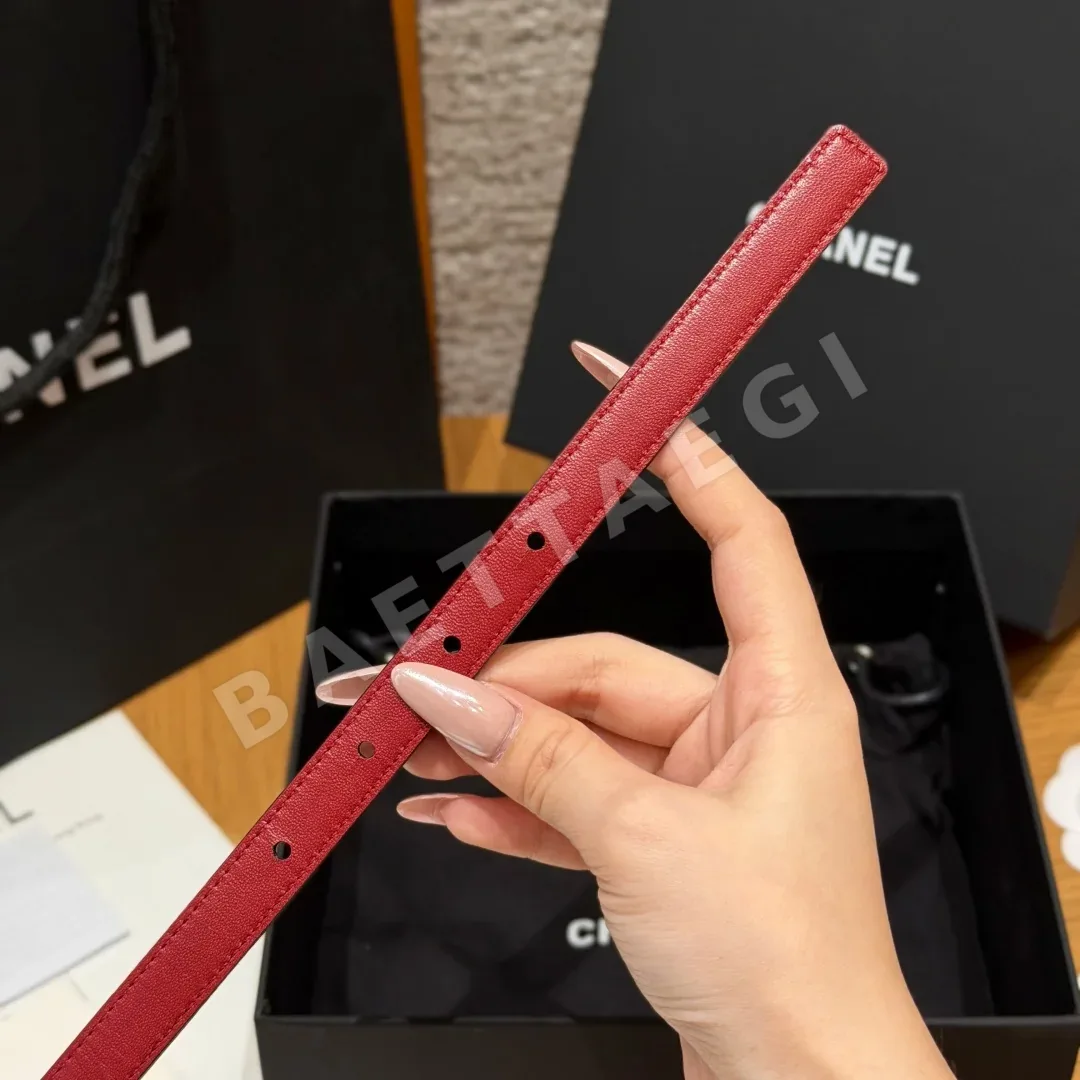 샤넬 더블 C 로고 가죽 리버서블 벨트 상세 이미지 8