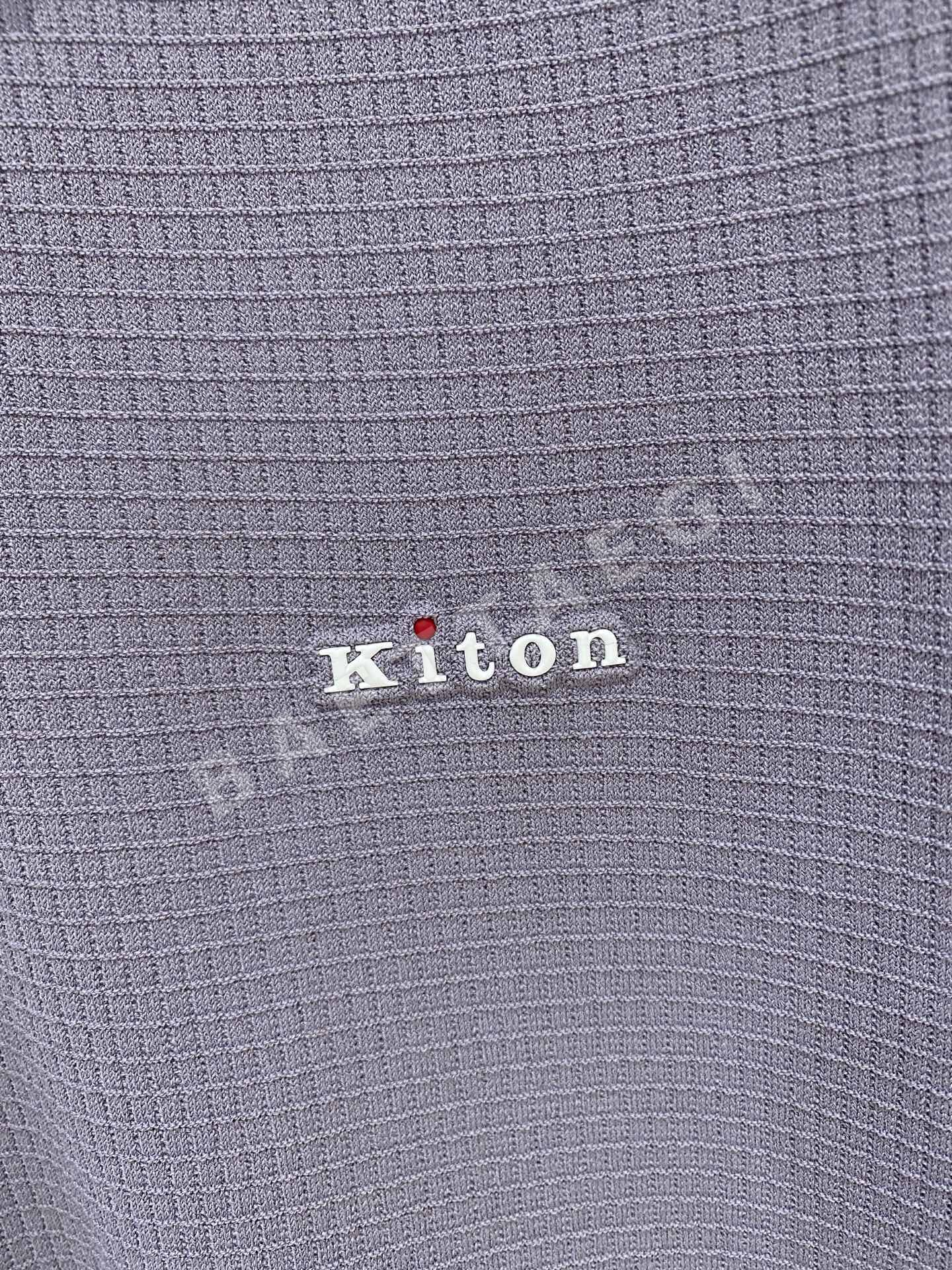 키톤 남성 린넨 혼방 반팔 티셔츠 상세 이미지 5