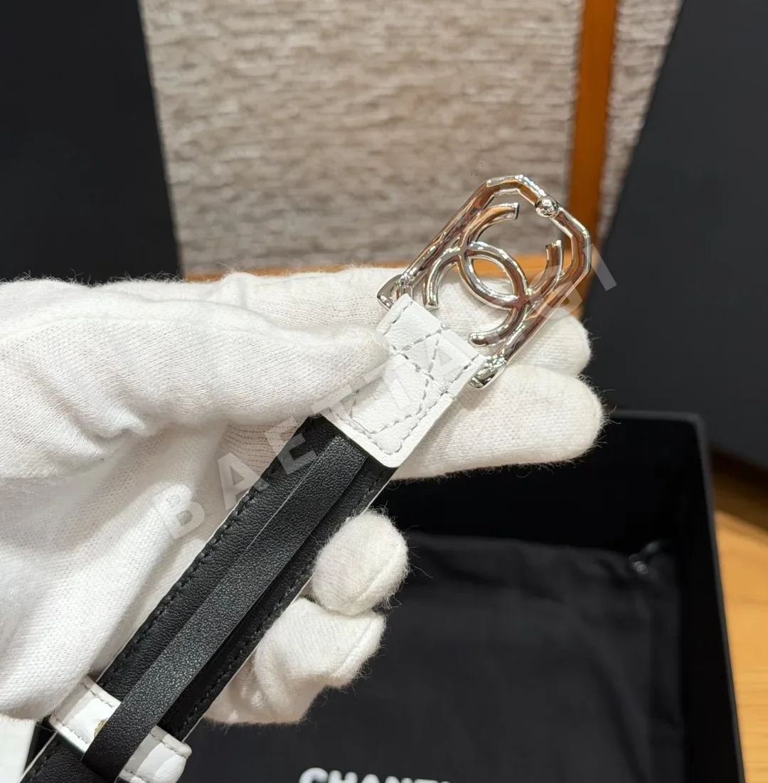 샤넬 퀼팅 램스킨 20mm 벨트 상세 이미지 4