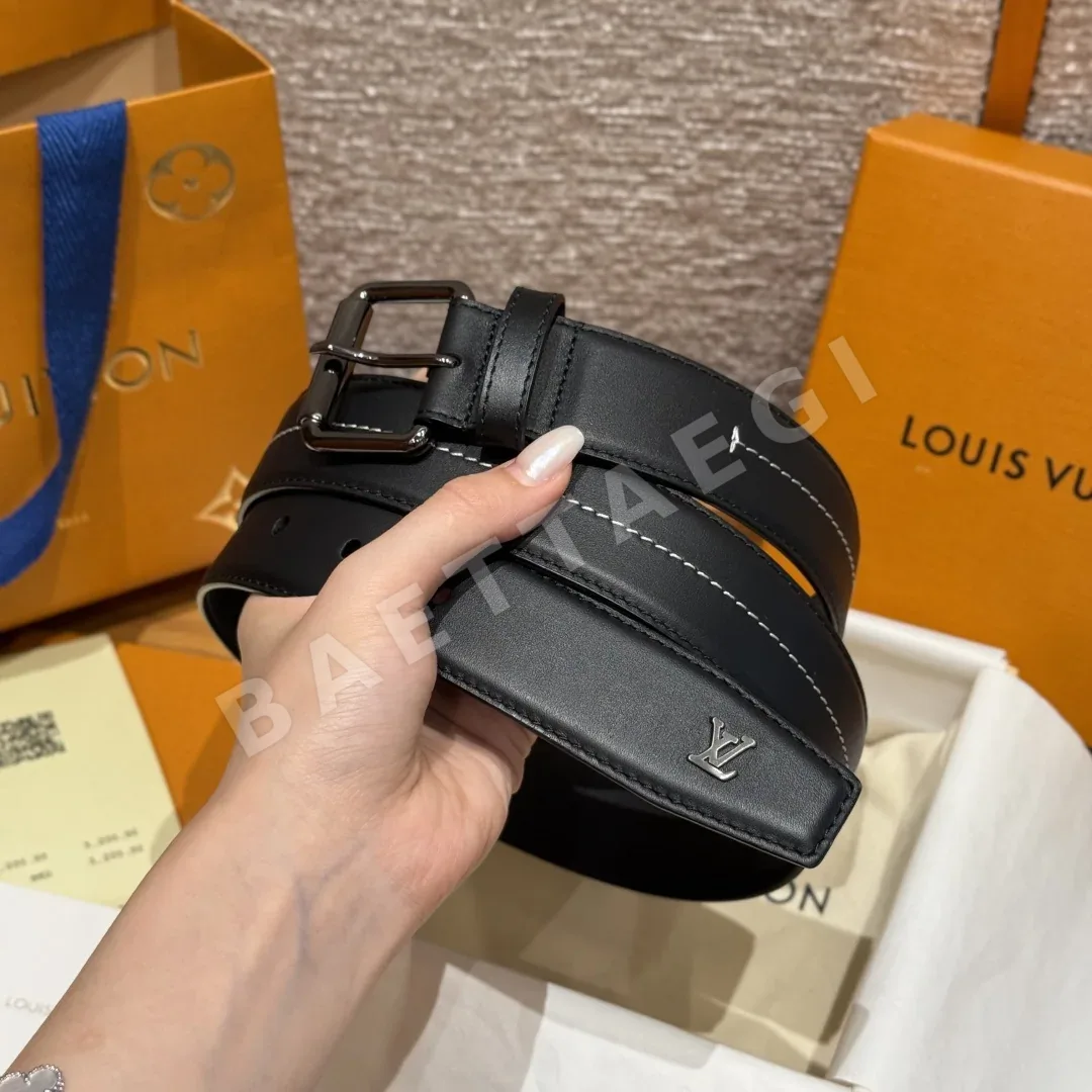 루이비통 가죽 벨트 35mm 상세 이미지 3