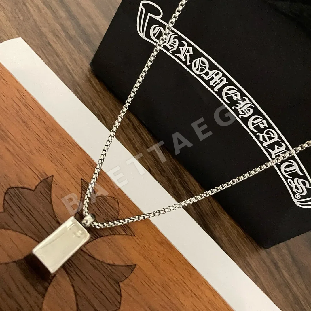 크롬하츠 레트로 스퀘어 팬던트 목걸이 상세 이미지 5