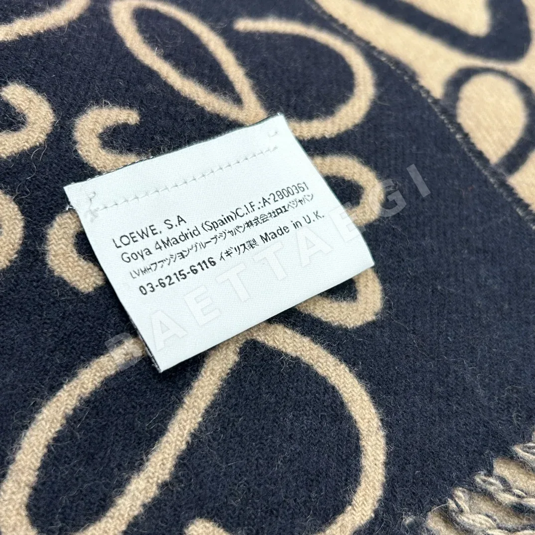 로에베 울 캐시미어 머플러 상세 이미지 9