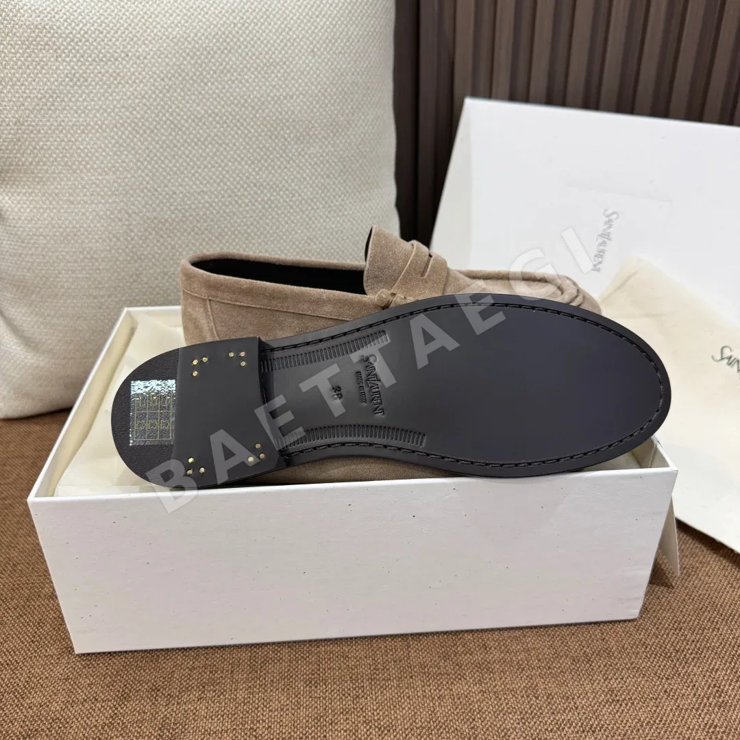 생로랑 로퍼 램스킨 YSL 로고 상세 이미지 9