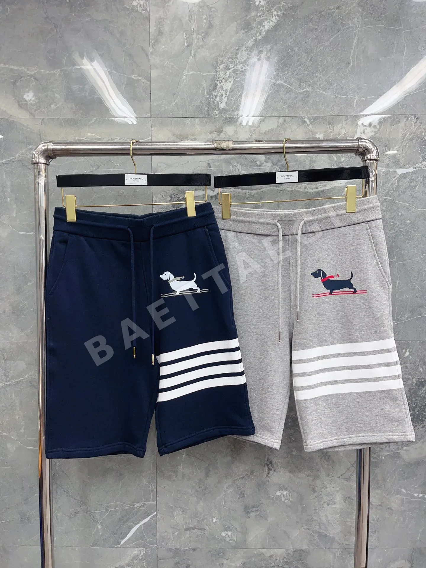 톰브라운 코튼 밴딩 남성 반바지 40442