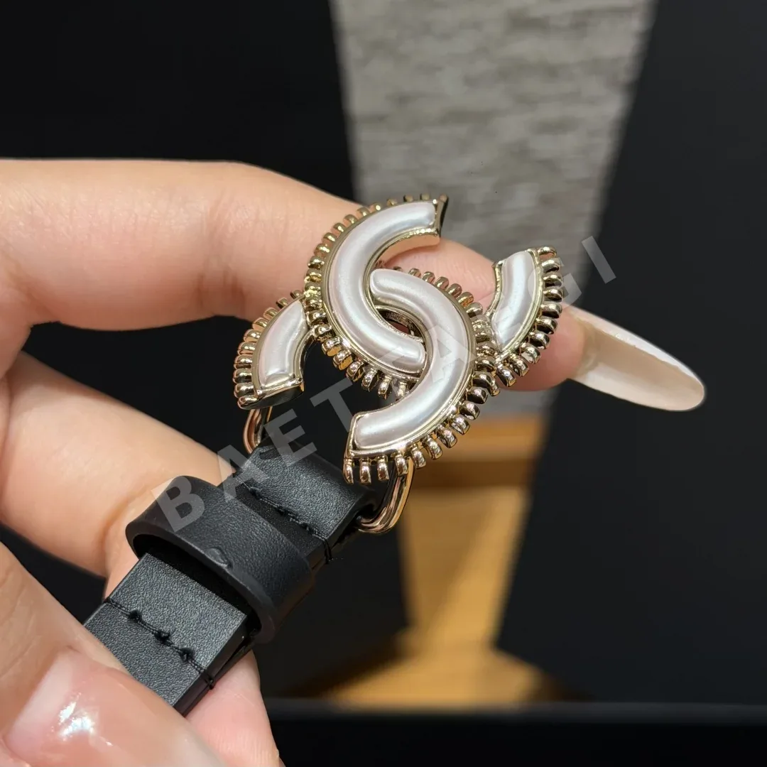 샤넬 CC 버클 가죽 벨트 15mm 상세 이미지 4