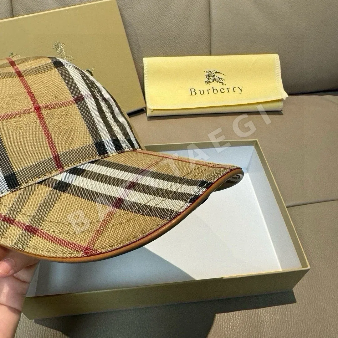 버버리 캔버스 베이스볼 모자 상세 이미지 5