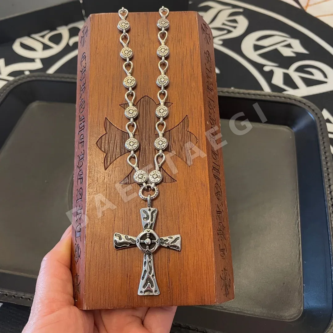 크롬하츠 클래식 레트로 호스슈 크로스 펜던트 목걸이 상세 이미지 9