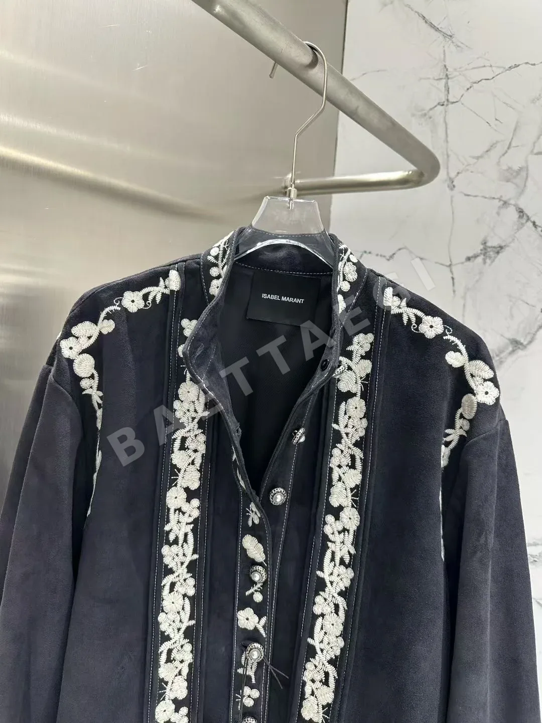이자벨 마랑 이자벨 마랑 레더 캐시미어 자켓 상세 이미지 3
