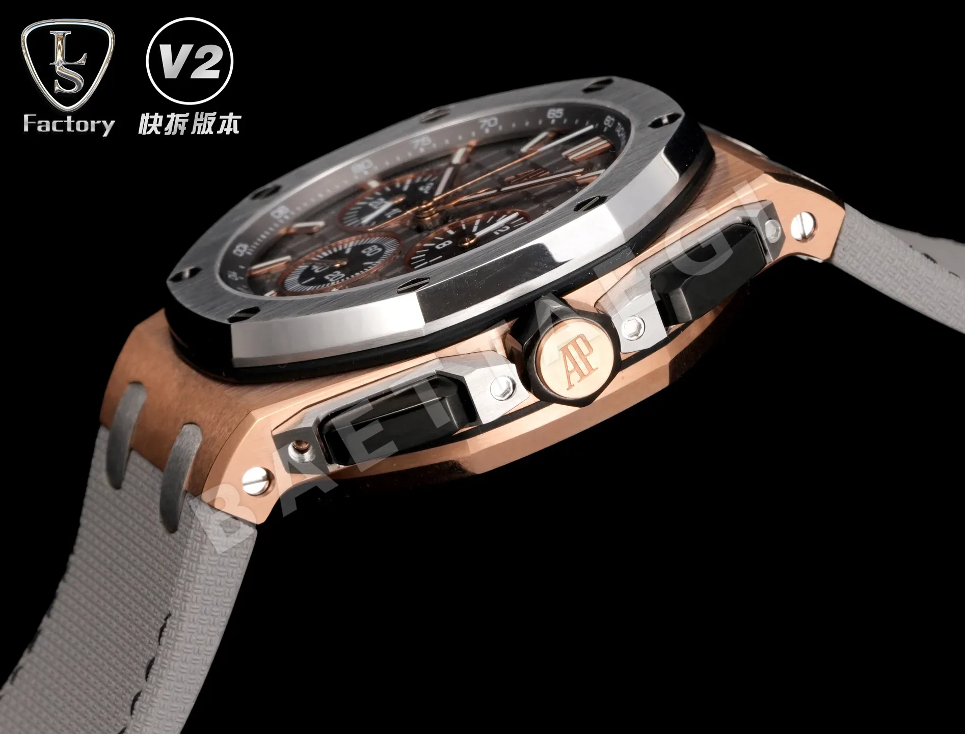 오데마피게 로열오크 오프쇼어 43mm 스테인리스 스틸 시계 상세 이미지 6