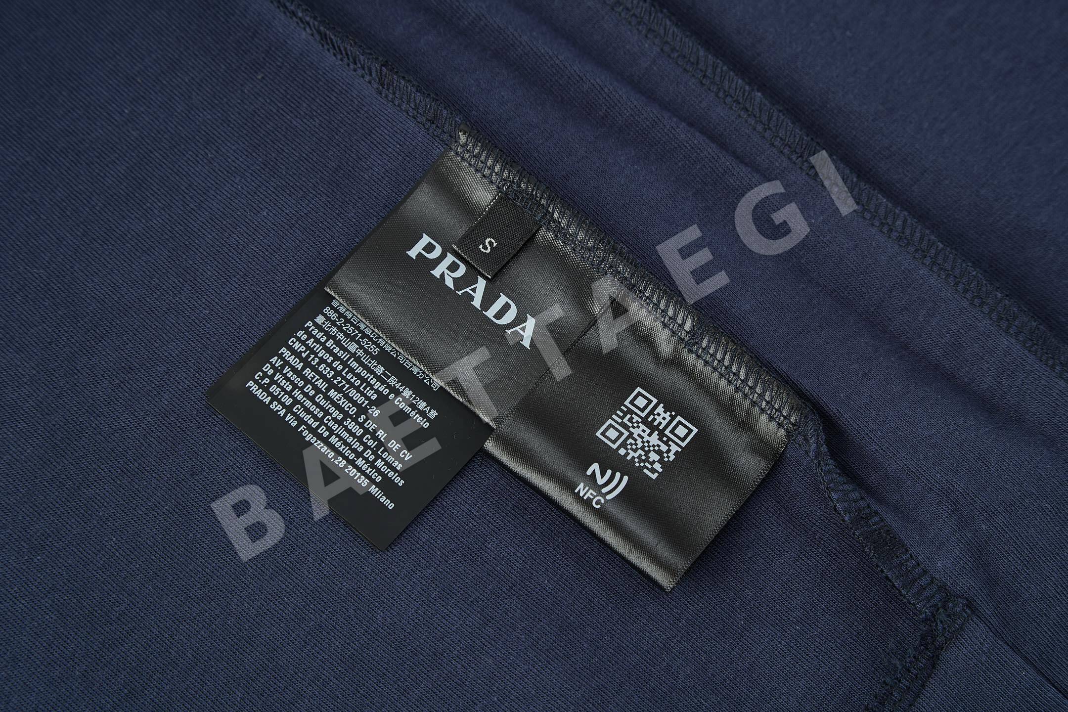 프라다 나일론 패치워크 에어 레이어 스웨트셔츠 긴팔 상세 이미지 9