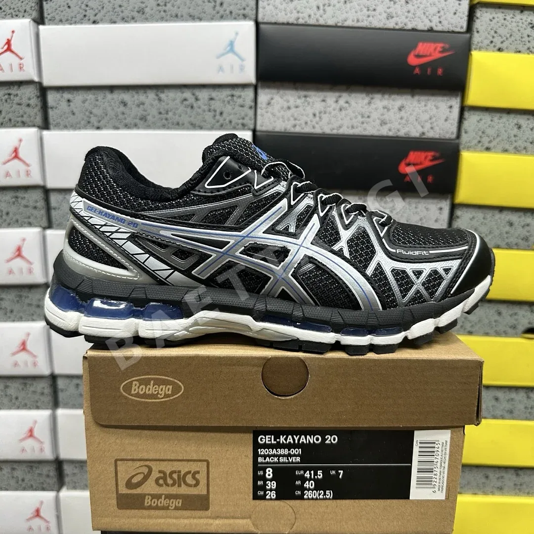 아식스 [KO] 젤 카야노 20 1203A388-001 200441 Asics Gel-Kayano 20 Black Pure Silver
