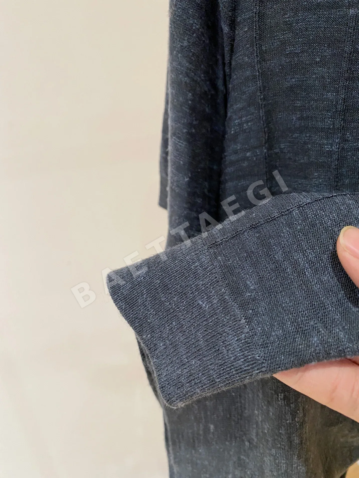 로로피아나 남성 린넨 반팔 티셔츠 상세 이미지 8