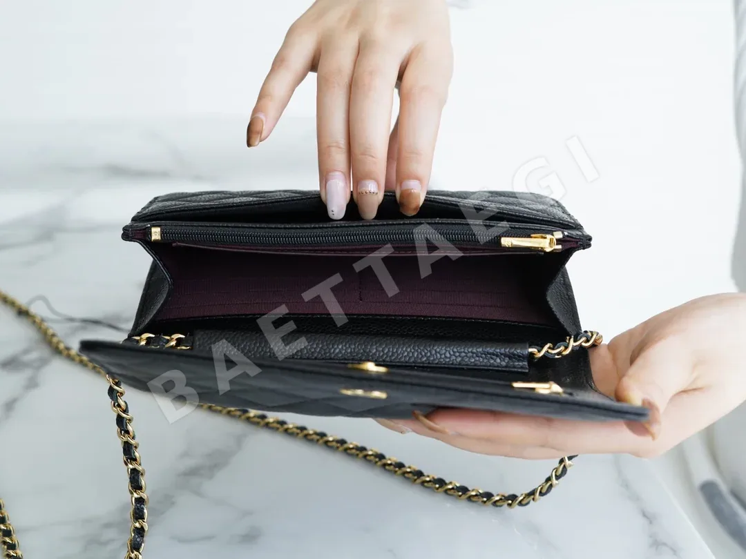 샤넬 캐비어 송아지가죽 다이아몬드 퀼팅 가방 상세 이미지 6