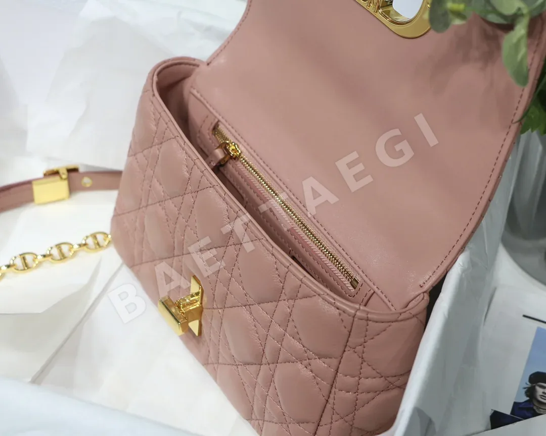 디올 카로 스몰 체인 숄더백 상세 이미지 8
