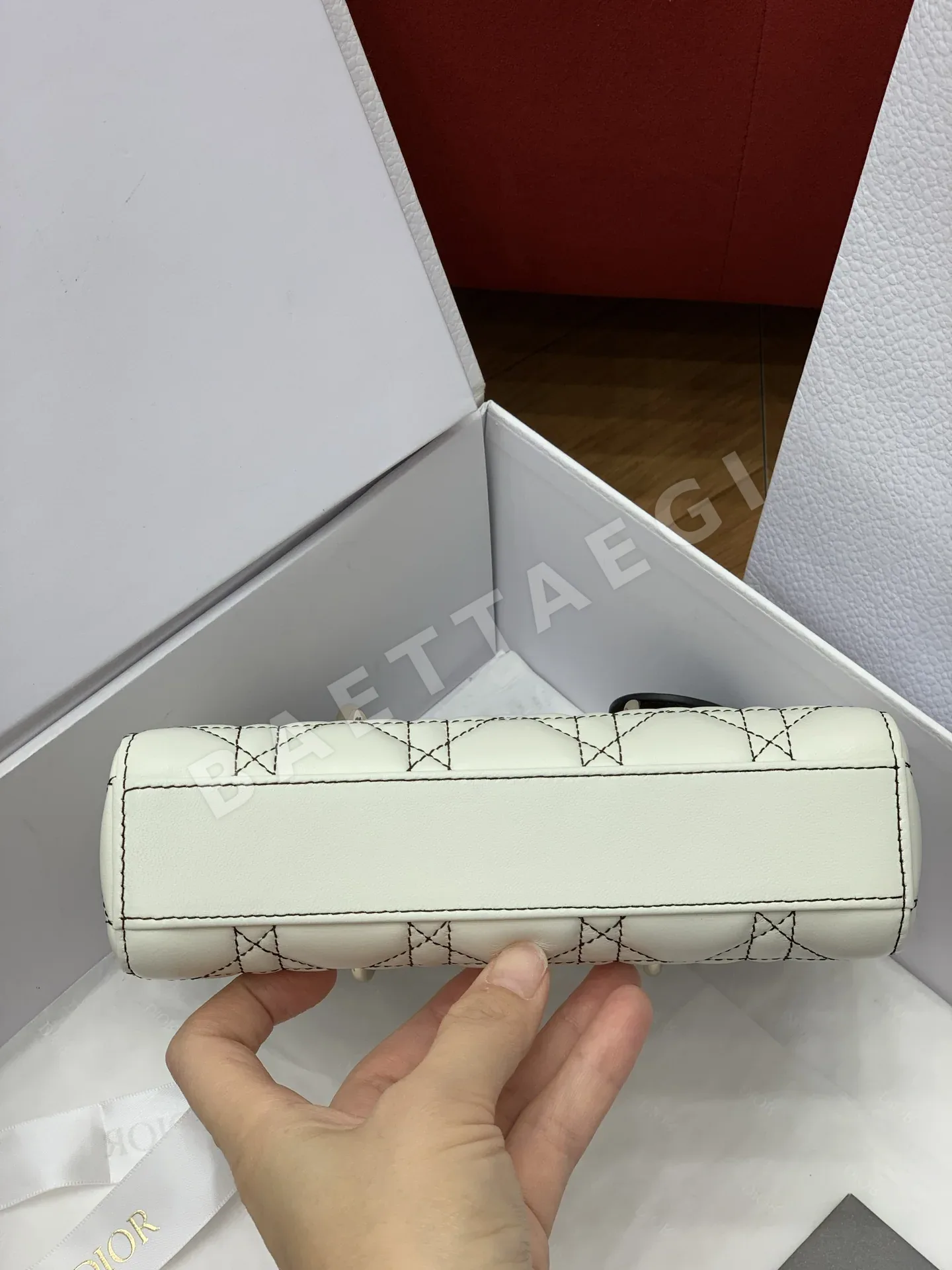 디올 레이디 투톤 미니 가방 상세 이미지 6