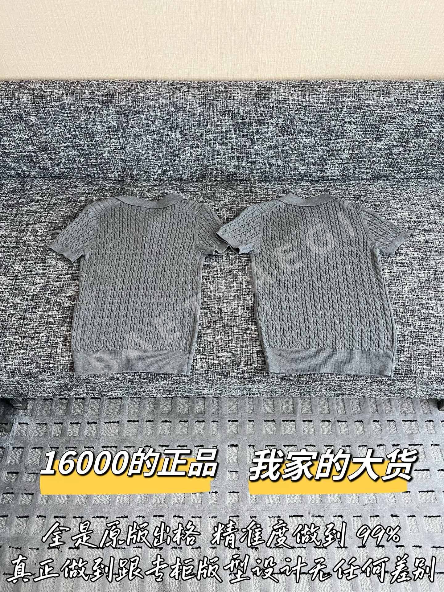디올 여성 니트 반팔 티셔츠 상세 이미지 9