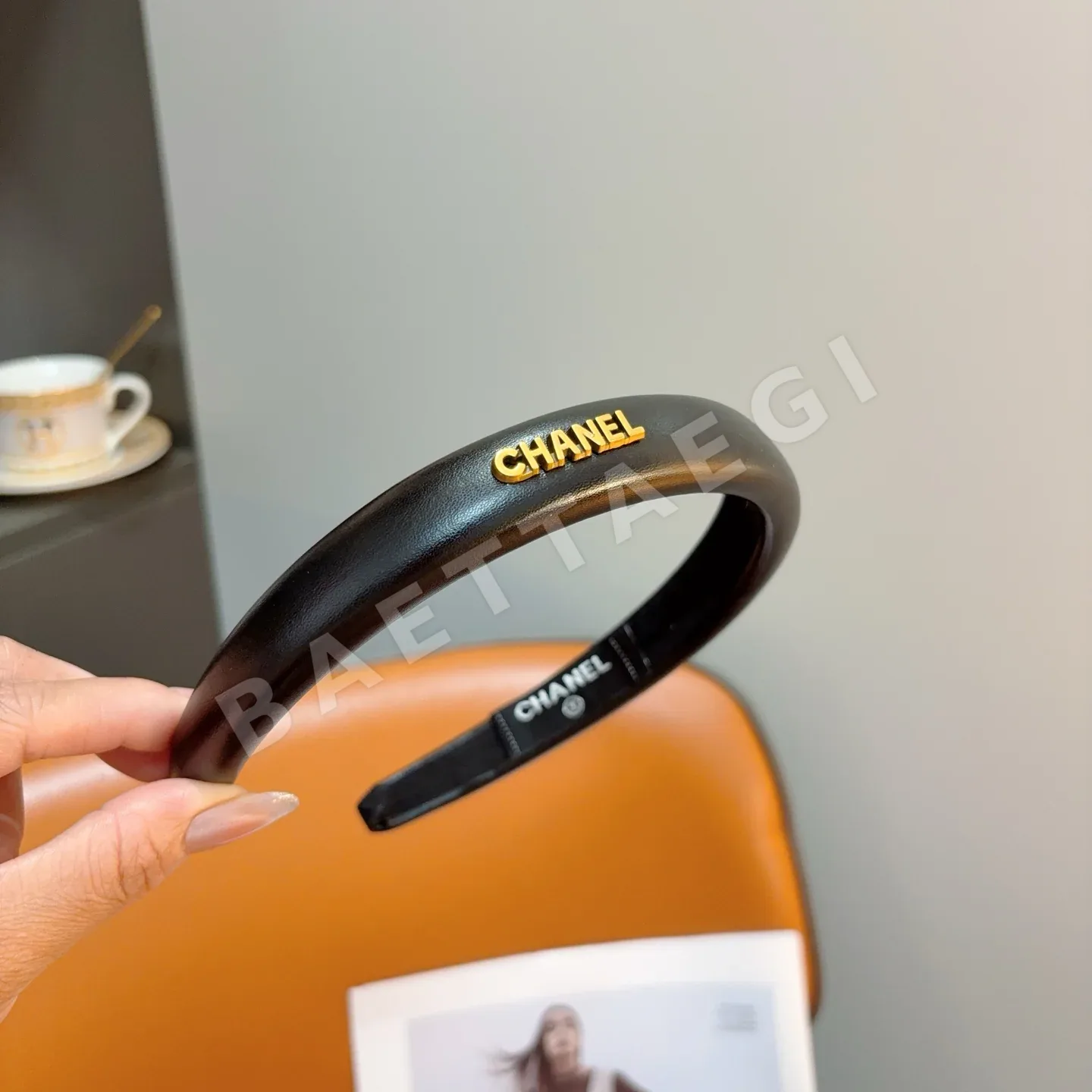 샤넬 램스킨 헤어밴드 상세 이미지 4