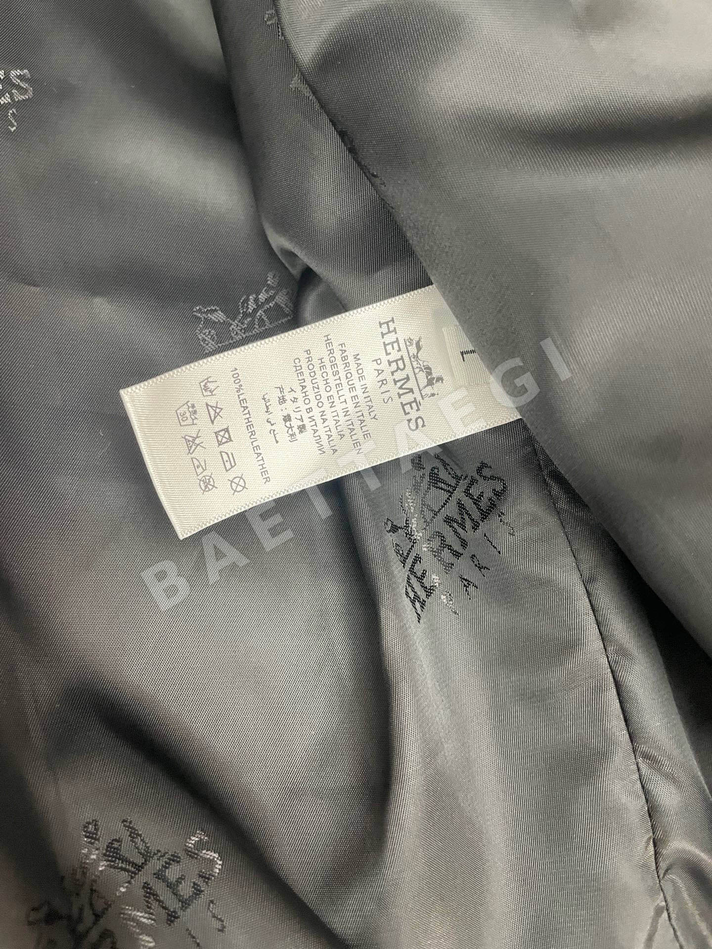에르메스 램스킨 남성 자켓 상세 이미지 7