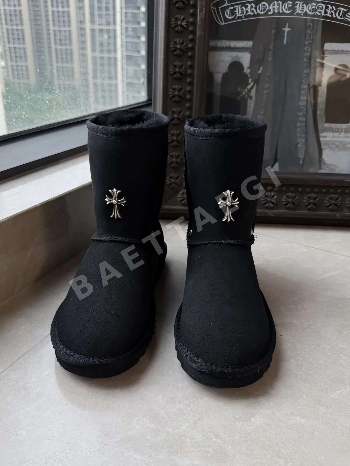 크롬하츠 부츠 블랙 Black Cross 상세 이미지 2