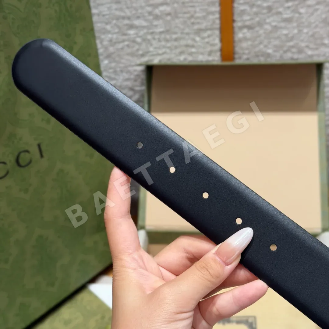 구찌 더블 G 버클 가죽 벨트 40mm 상세 이미지 6