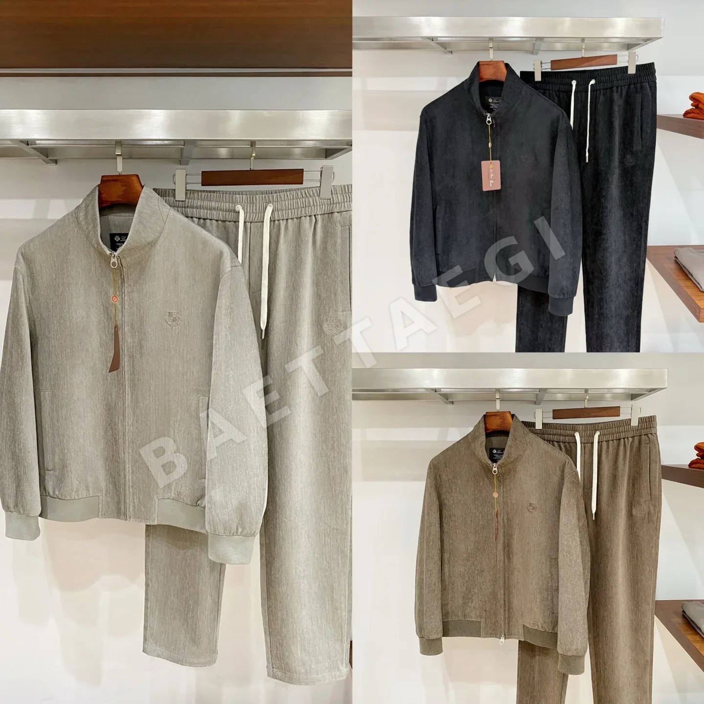 브루넬로쿠치넬리 텐셀 혼방 남성 세트 상세 이미지 9