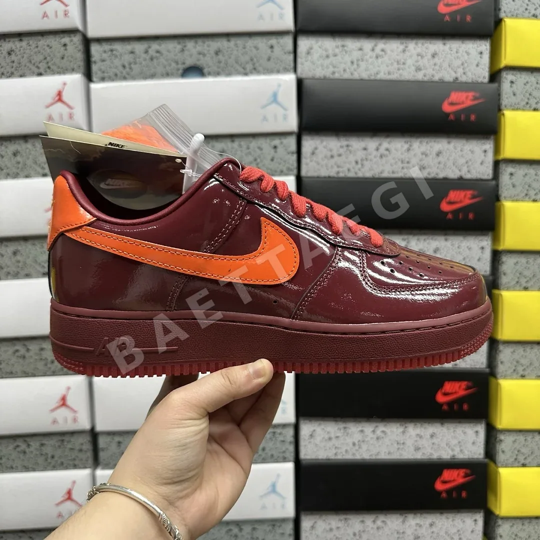 나이키 [YH] 에어 포스 1 로우 IO4489-601 201693 Nike Air Force 1 Low Patent Leather Dark 상세 이미지 3